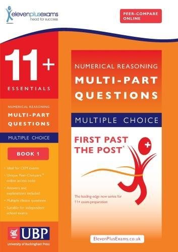 11+ Essentials Numerical Reasoning: Multipart Questions for CEM, Multiple Choice Book 1 (First Past the Post) - Celador Books & Gifts