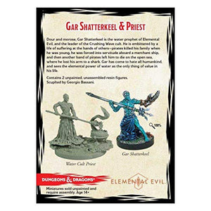 Gale Force Nine GF971041 Temple of Elemental Evil Gar Shatterkeel and Priest 2 Figures Toy - Celador Books & Gifts