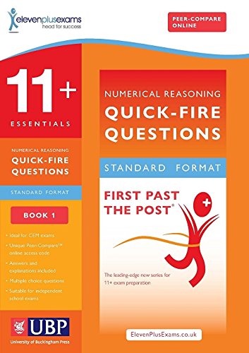 11+ Essentials Numerical Reasoning: Quick-Fire Questions Practice Papers for CEM Book 1 (First Past the Post) - Celador Books & Gifts