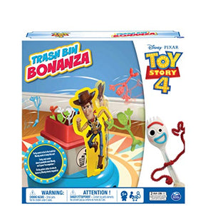 Cardinal Games 6052358 Toy Story 4 Trash Bin Bonanza, Mixed Colours - Celador Books & Gifts