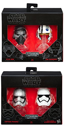 Star Wars Black Series 4 Helmets Diecast Titanium Collection - Celador Books & Gifts