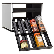 Load image into Gallery viewer, YouCopia Classic SpiceStack 24 Bottle Organizer, Silver, Spice Rack - Celador Books &amp; Gifts
