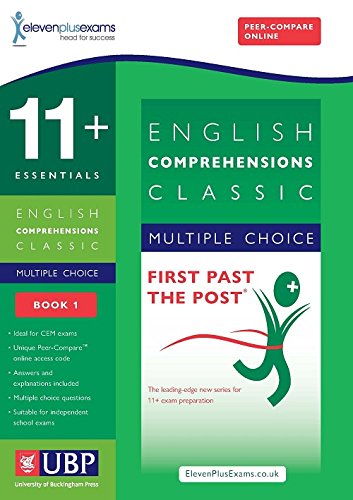 11+ Essentials English: Comprehensions (Classic) Practice Papers for CEM: Book 1 (First Past the Post) - Celador Books & Gifts