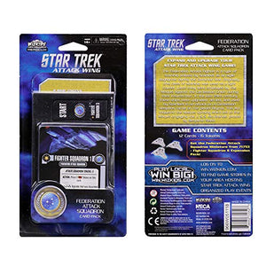 Star Trek Attack Wing: Federation Attack Squadron Card Pack - Celador Books & Gifts
