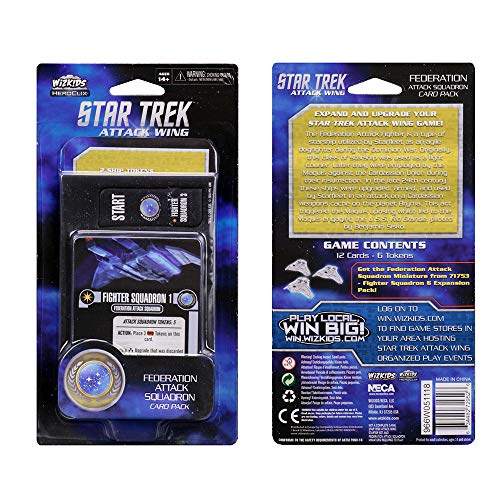 Star Trek Attack Wing: Federation Attack Squadron Card Pack - Celador Books & Gifts