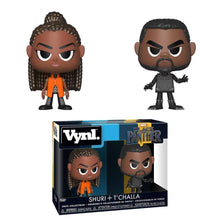 Load image into Gallery viewer, Funko 34967 VYNL 4&quot; 2-Pack: Marvel Panther: Black Panther &amp; Shuri, Multi - Celador Books &amp; Gifts
