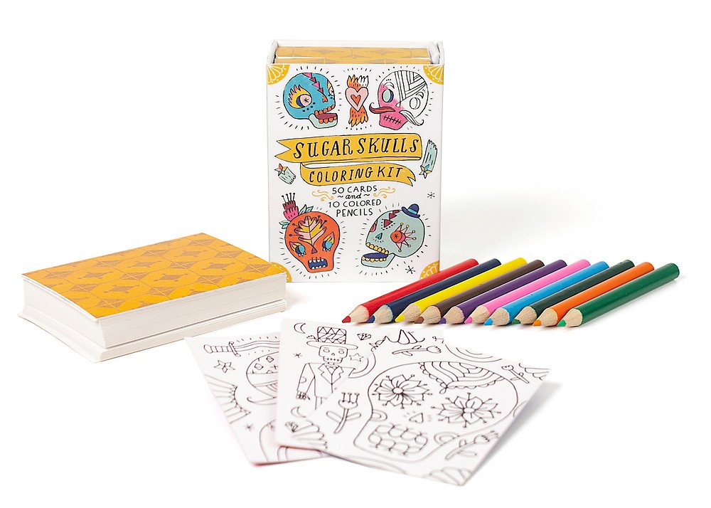 Sugar Skulls Coloring Kit (Rp Minis) - Celador Books & Gifts