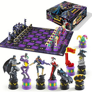 Noble Collections The Batman Chess Set ( The Dark Knight vs The Joker ), Multicolor, NN4680 - Celador Books & Gifts