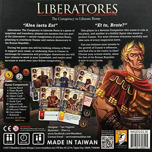 Liberatores: The Conspiracy to Liberate Rome Board Game - Celador Books & Gifts