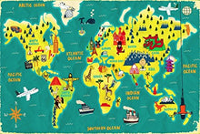 Load image into Gallery viewer, New York Puzzle Company - Paul Thurlby World Map - 36 Piece Jigsaw Puzzle by New York Puzzle Company - Celador Books &amp; Gifts
